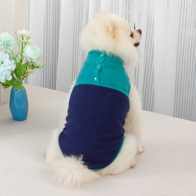 Soft Fleece Dog Clothes-Sizes XS-XL- Spring Autumn Warm- Puppy-Costumes/Apparel