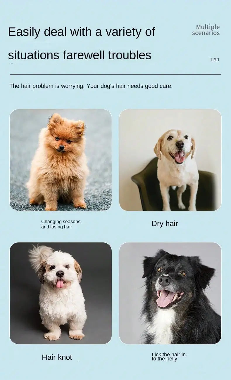 4 Pack Flea Lice Comb- Stainless Steel-Rounded Teeth- Double Sided- Professional-Pet Tear Stain Remover-Pet Grooming
