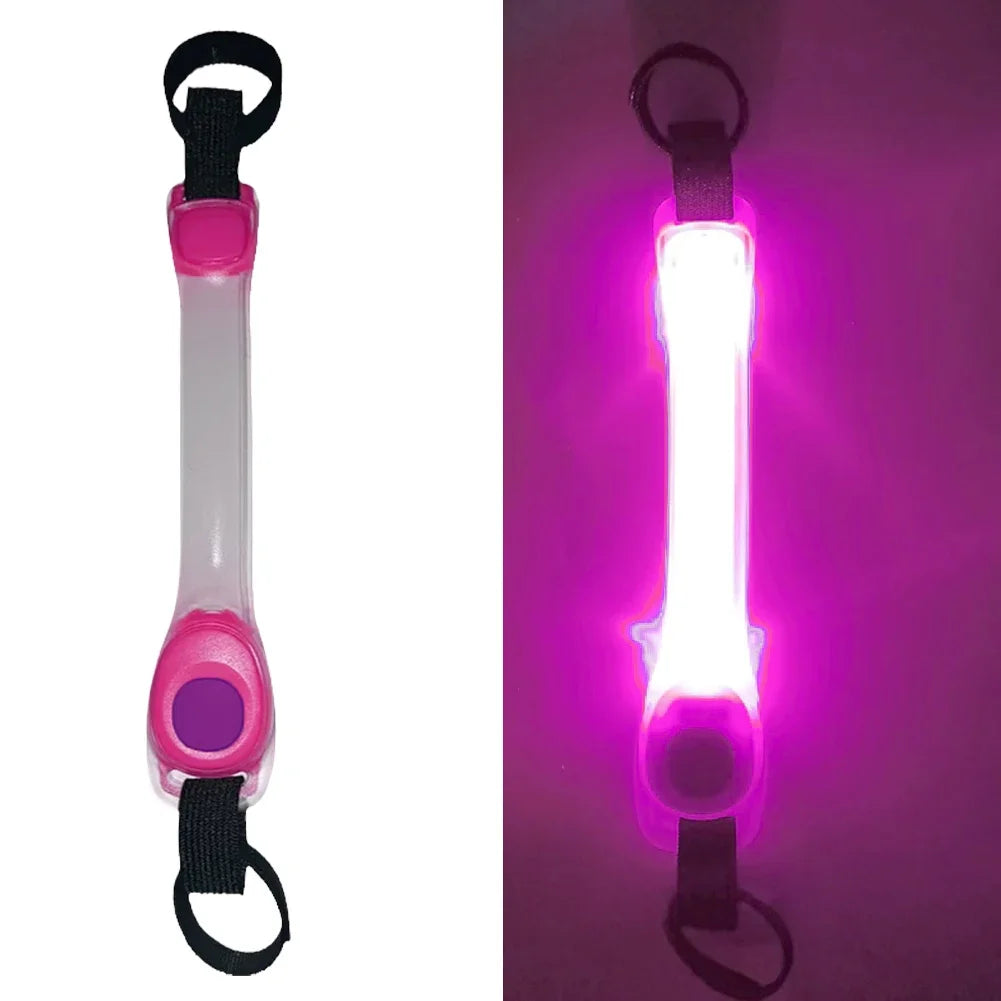 Waterproof Dog Anti-Lost Safety Glowing Collar-Multi-Color Pendants-Outdoor- LED Light Strip- Night Visibility-Collar/Leashes