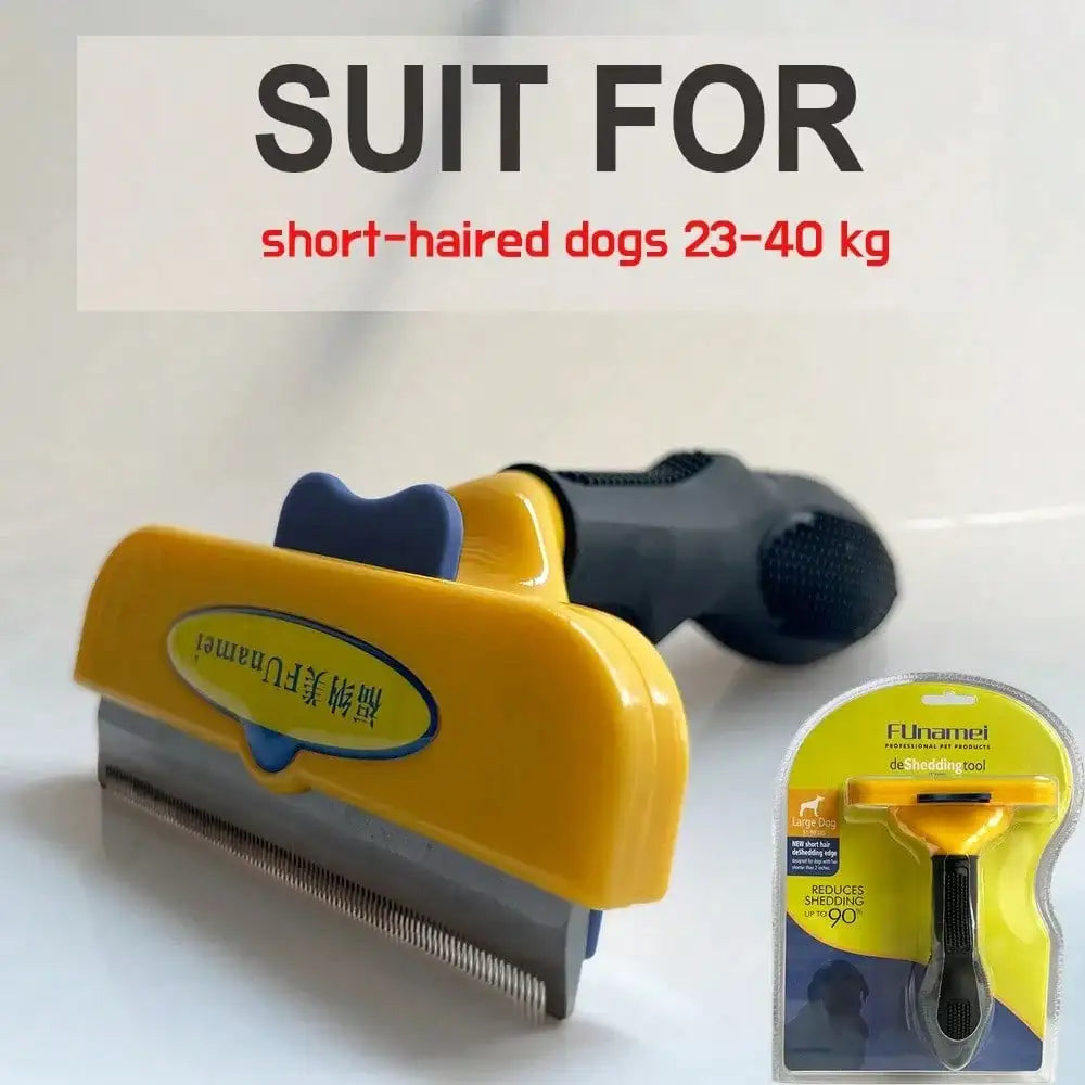Professional Pet Shedding Brush-Hair Removal Brush- Massage Comb-For Short/Long hair Dogs-Pet Grooming