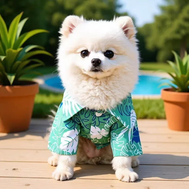 Handsome Small Dog Clothes- Summer Breathable Clothing-Cute Dog Beach Clothing for Small Dog Vest-Sizes XS to 2XL-Costomes/Apparel
