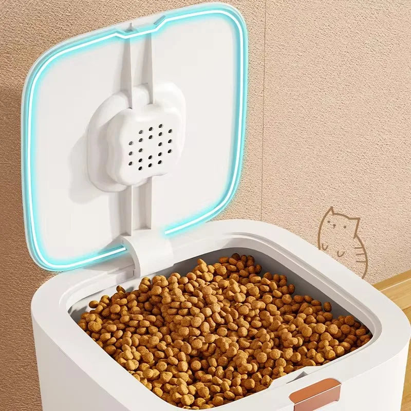 Pet food storage barrel- sealed moisture-proof barrel storage
