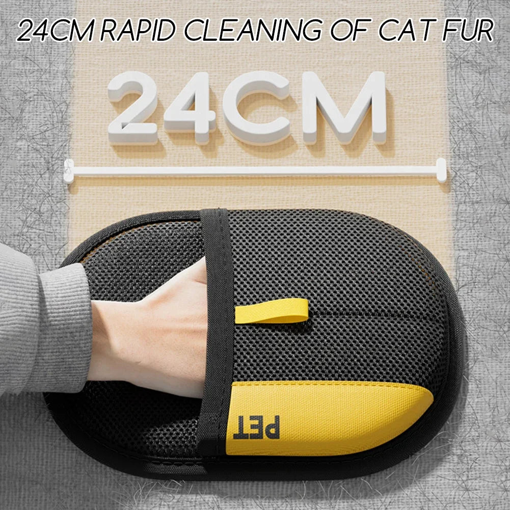 Double Sided Grooming Gloves For Pets- Multipurpose Fur Catchers For Dogs-Pet grooming