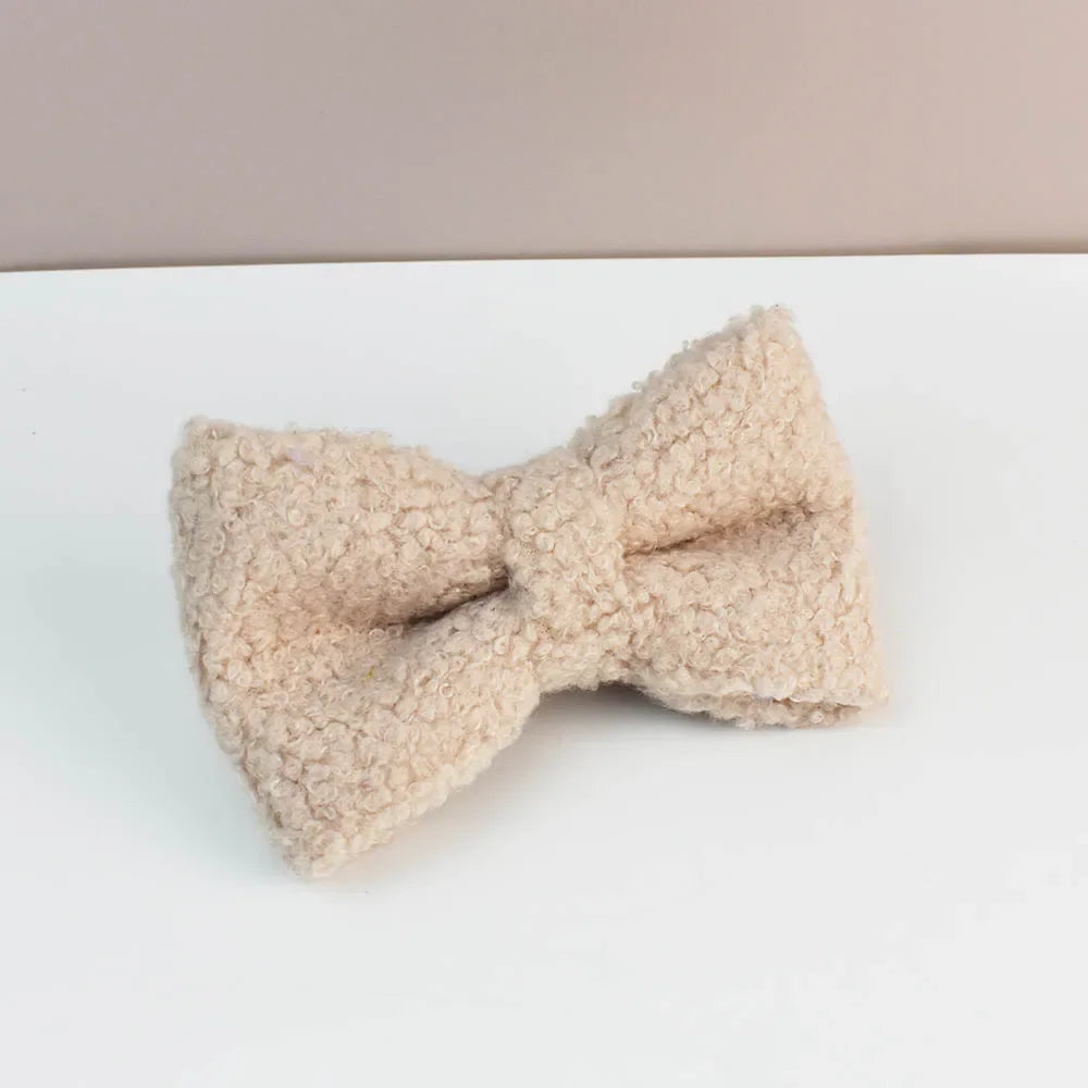 4 pcs Teddy Velvet Dog Collar/Leash Set- Custom Engraved Nameplate-Collars/Leashes