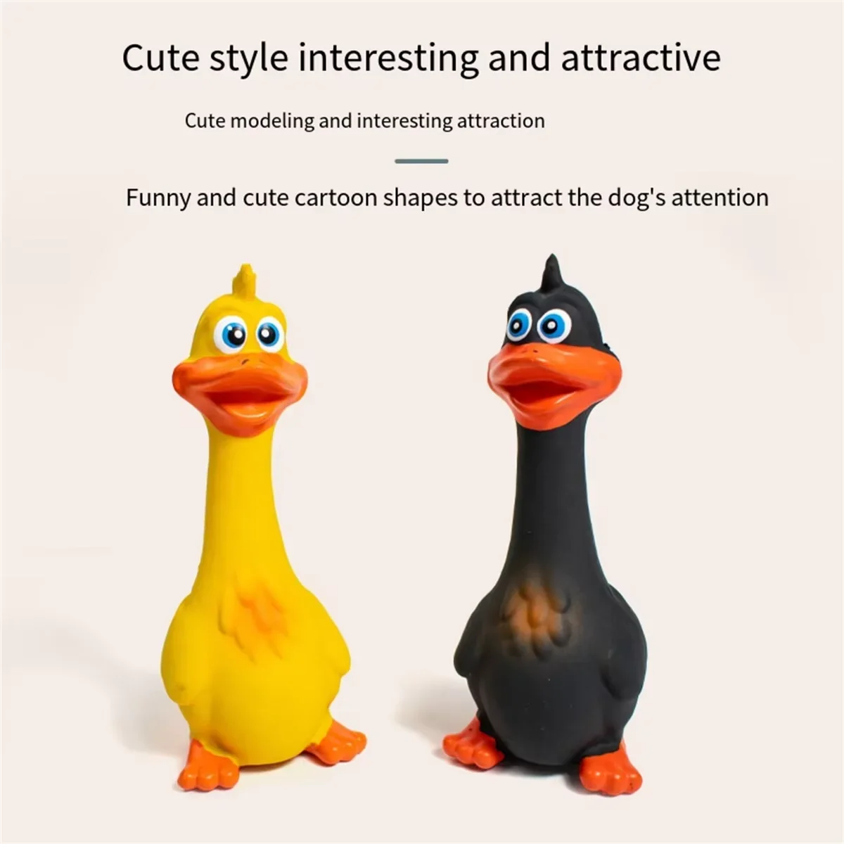Duck Chicken Dog Toy- Creative Shrilling Squeeze Sound Screaming Chicken Toys - Chew Toy