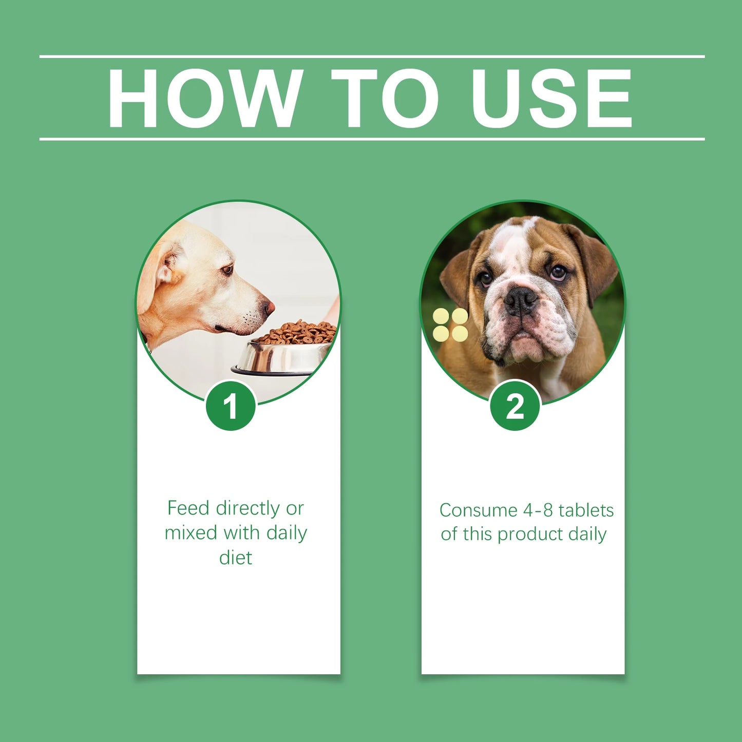 Senior Dog Multivitamin Tablets Nutrition- Promote Pet Metabolism- Boosting Immunity -Keep Healthy Vitamins Supplement- 80 Tablets-Pet  Grooming