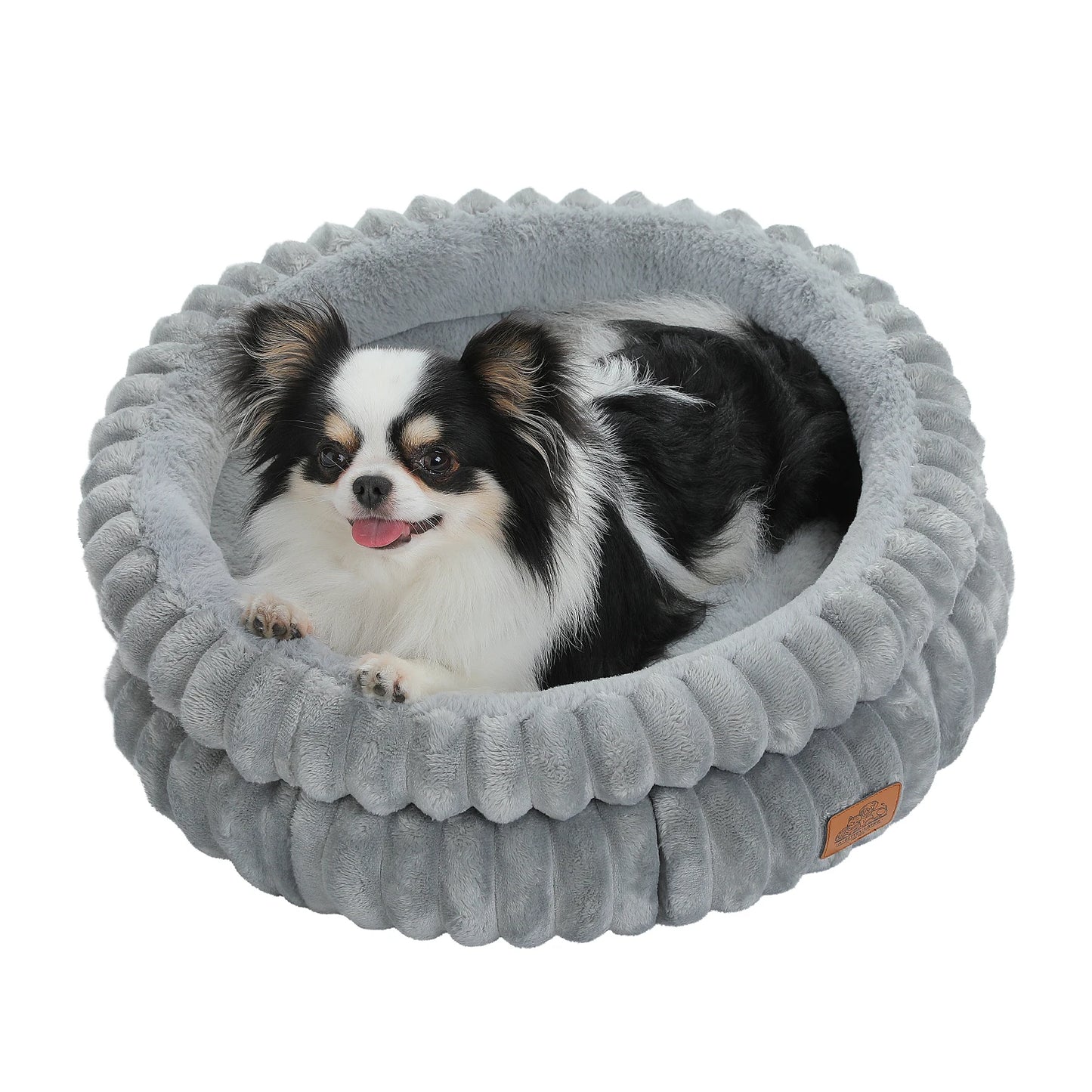 Cozy Dog Bed for Medium Dogs- Indoor- Washable Round Pet Bed House with Anti-Slip Bottom -Suitable for All Seasons-Beds & Blankets