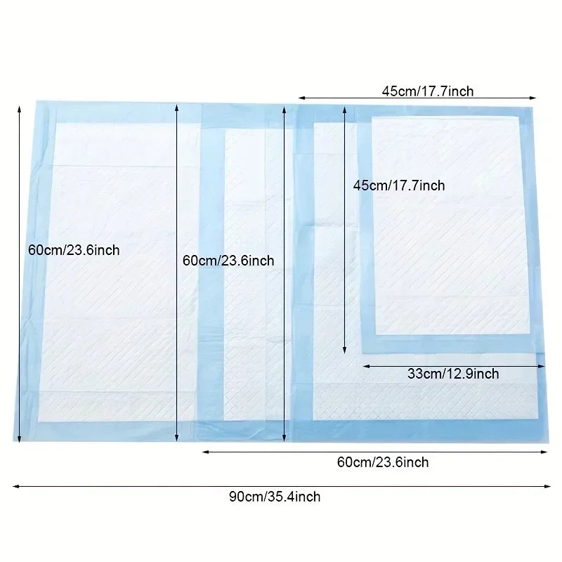 40/50/100/200pcs Super Absorbent Odor-Control Disposable Dog Training Pads-Pet Grooming