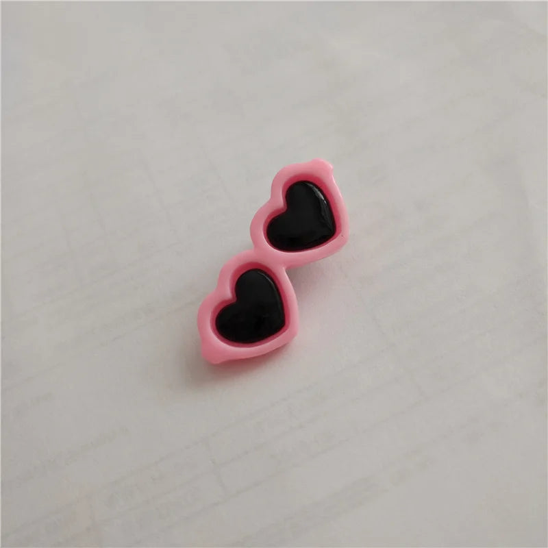 New Pet Lovely Heart Sunglasses- Hairpins Dog Bows Hair Clips for Puppy/Dogs-Pet Accessories
