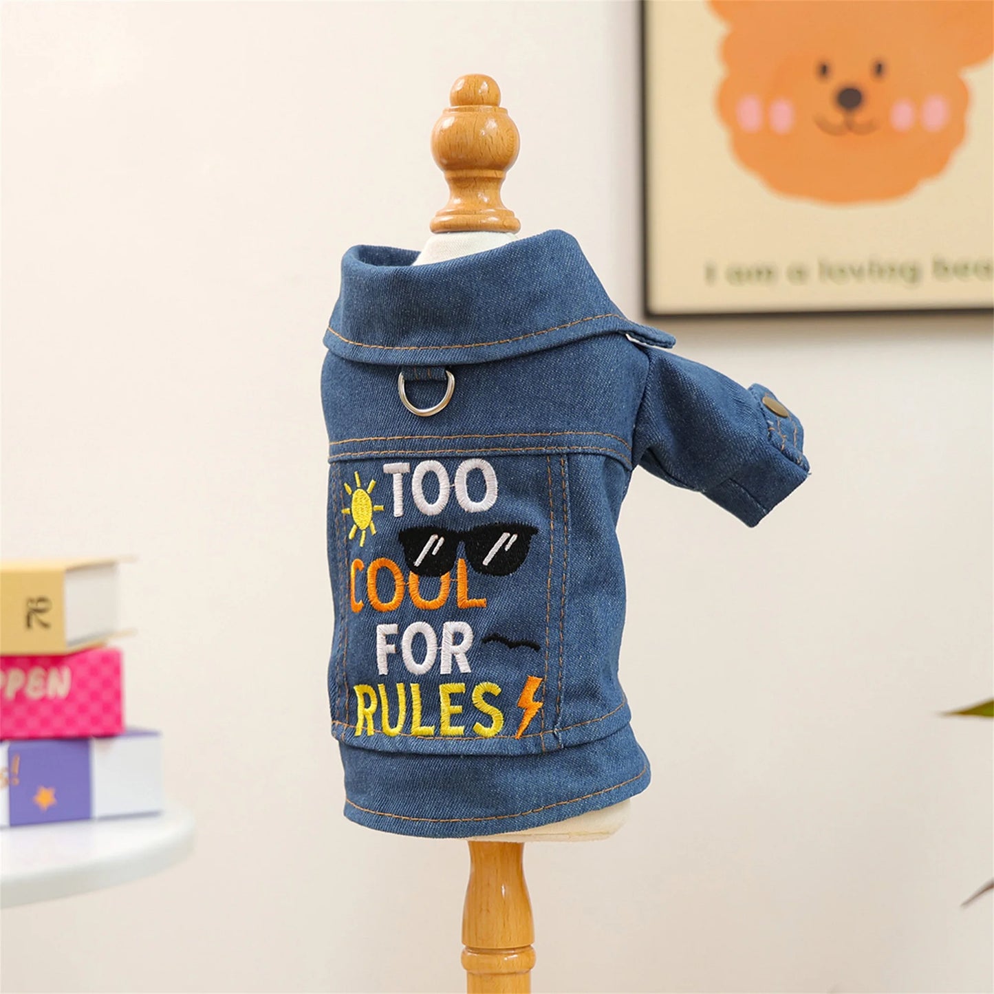 Stylish Floral Print Dog Hoodie Sweatshirt- Winter Warm Dog Coat Jacket- for Small Medium Large Girl Boy Dogs