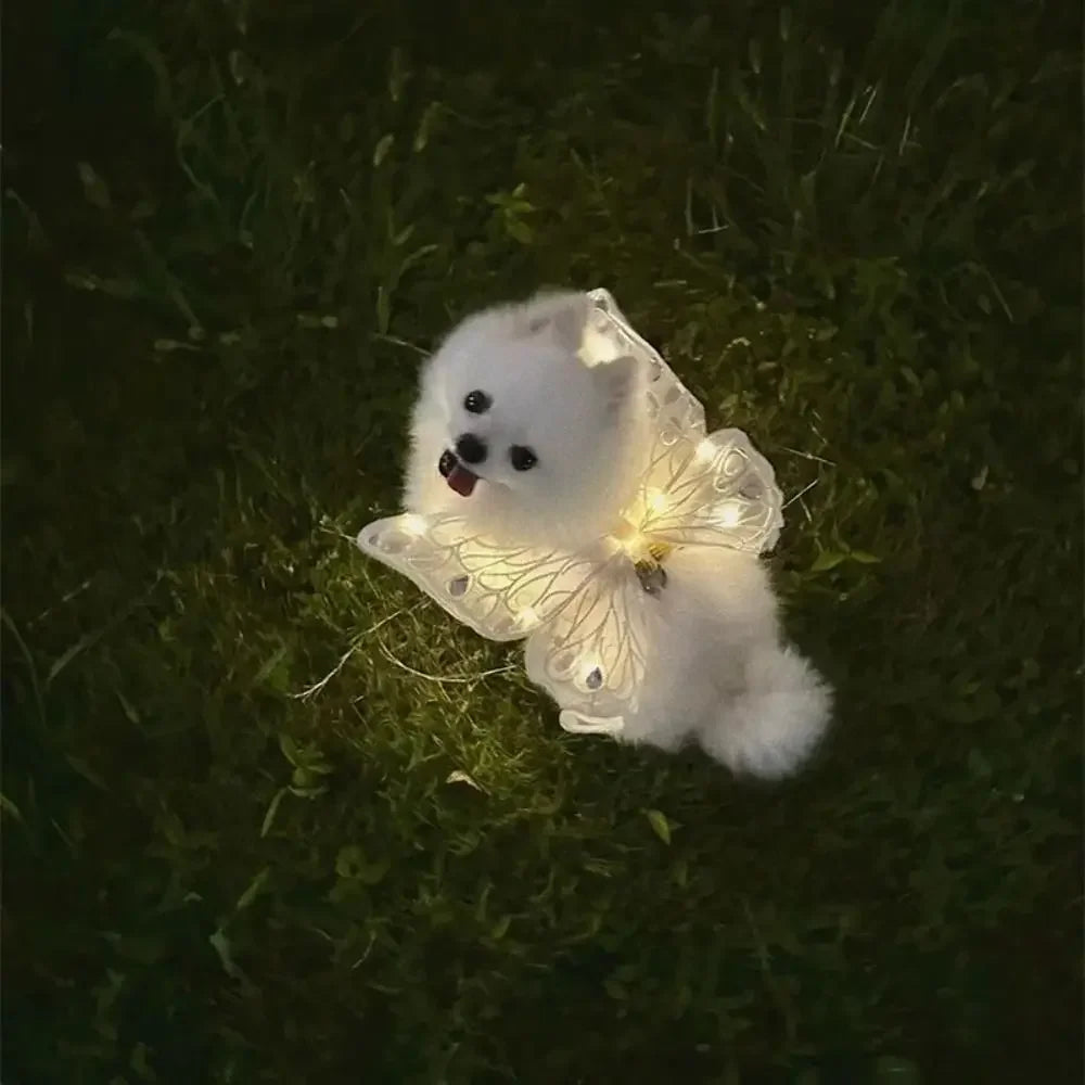 Dog Wings- Glowing Butterfly- Cute Accessories Dog Clothes for Small Medium dogs