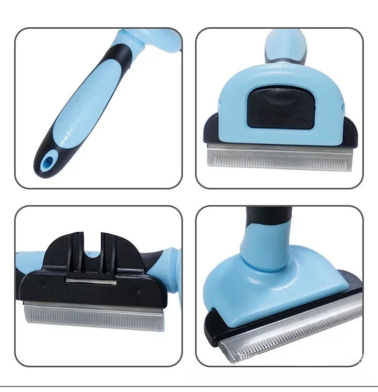 Pet Comb- Hair Remover Grooming Tools- Detachable Clipper-Pet Grooming