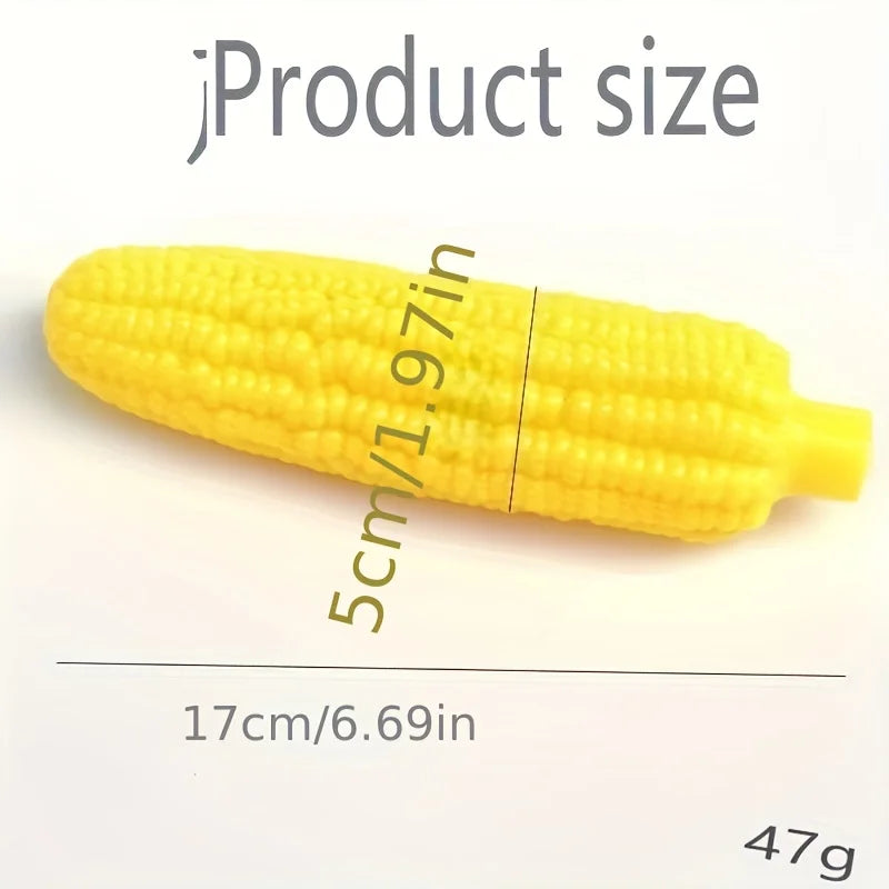 Indestructible Dog Chew Toy- Heavy-Duty Rubber Bone- Corn- Grain Texture for Medium Large Dogs- Powerful Chewers -Dental Care-Dog Toys