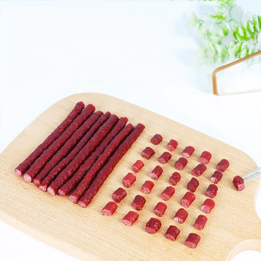 7.05oz/14.11oz(200g/400g) Beef Stick- All Natural Ingredients-Healthy- Easily Digestible-Pet Bowls/Feeding