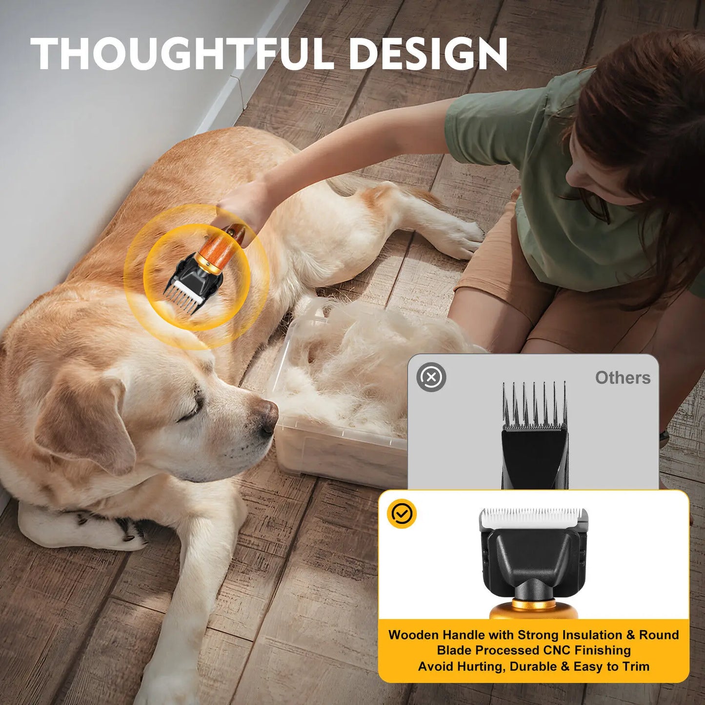 Electric Sheep Goat Shears Clippers Electric Animal Shave Grooming Farm Tool