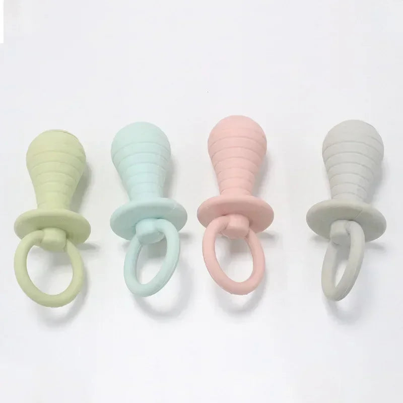 Pet Pacifier Rubber Toys for Newborn Dogs Cat Chew Toys Puppy Kitty  Products Dog Games Sound Squeaker