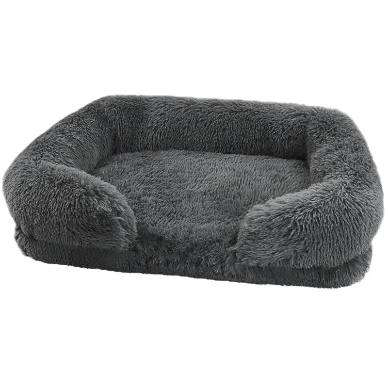 Thickened orthopedic dog bed for S M L XL dogs - egg sponge- easy to remove and wash plush cover- durable-Bed & Blankets