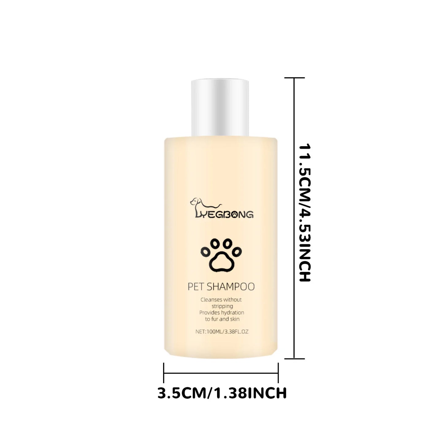 YEGBONG Dog Wash Shampoo- Flea & Mite Killer- Dirt Removal - Anti-Itch- Deodorizing & Moisturizing Formula for Softening Coat-Pet Grooming