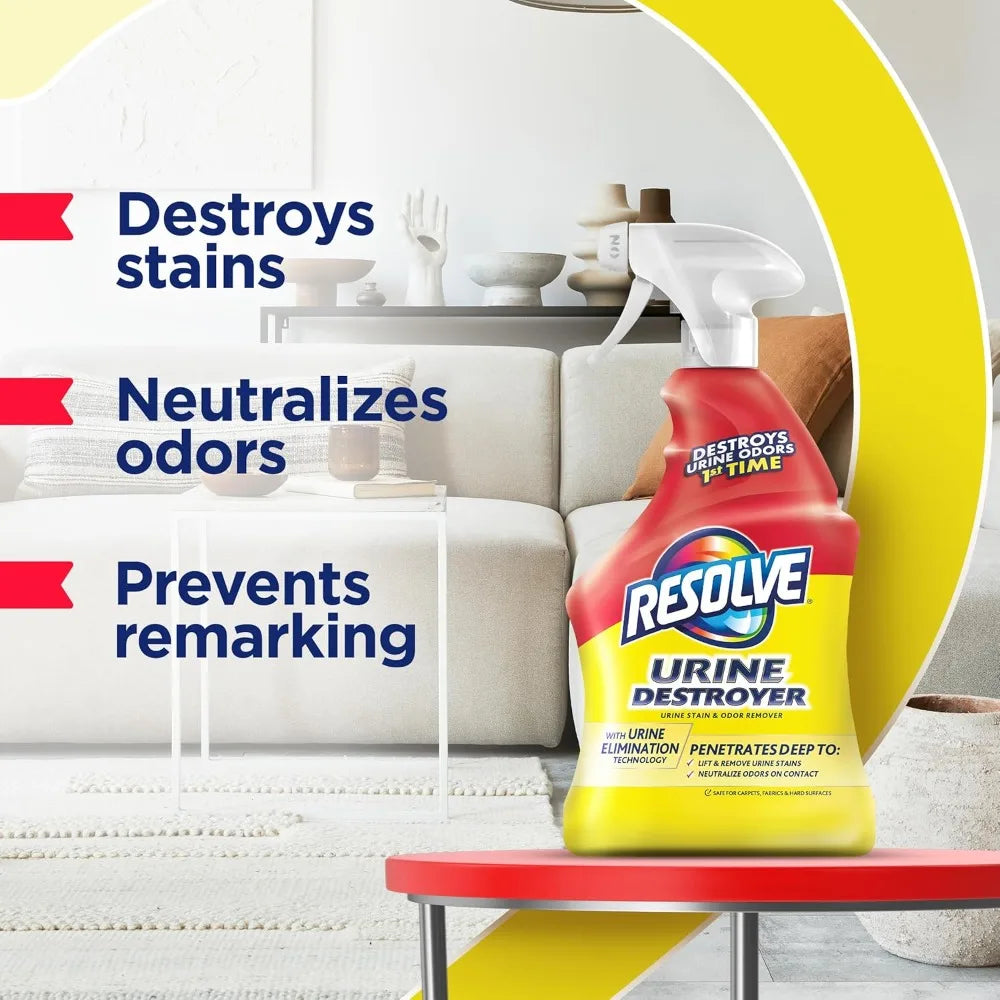 Pet Stain & Odor Remover – Carpet Cleaner for Cat & Dog Urine, 32 Fl Oz-Pet Grooming