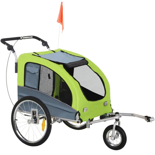 Outdoor Dog Stroller, Three entrances small animal cage, Movement with Windows Pet cages,Equipped with a sunshade and waterproof
