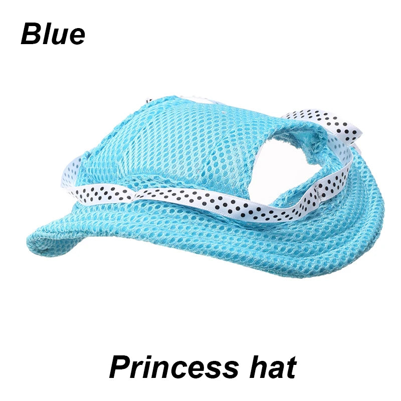 Dog Sunscreen Baseball Cap- Outdoor Sports Hat With Ear Holes- Adjustable- For Small Medium Dogs Cats Caps