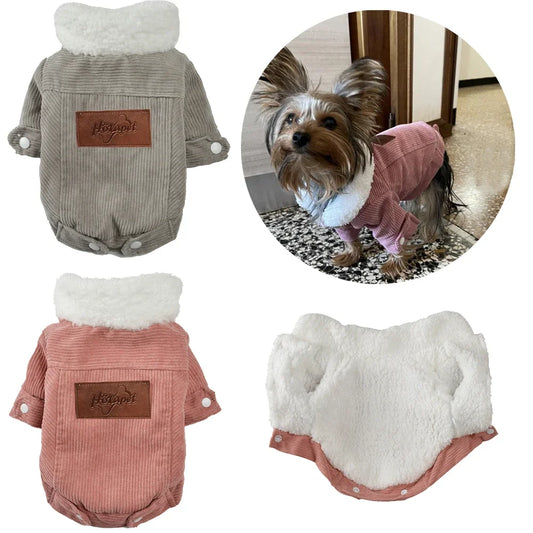 Autumn Winter Dog Jacket For Small Medium Dogs -Warm Coat Jacket- Thicken Fleece Coat
