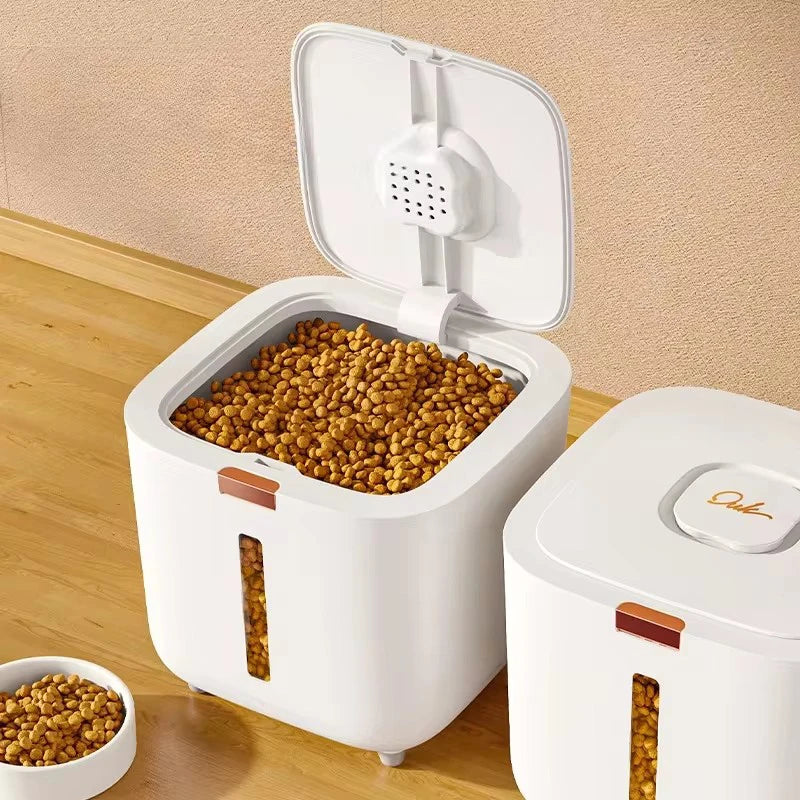 Pet food storage barrel- sealed moisture-proof barrel storage