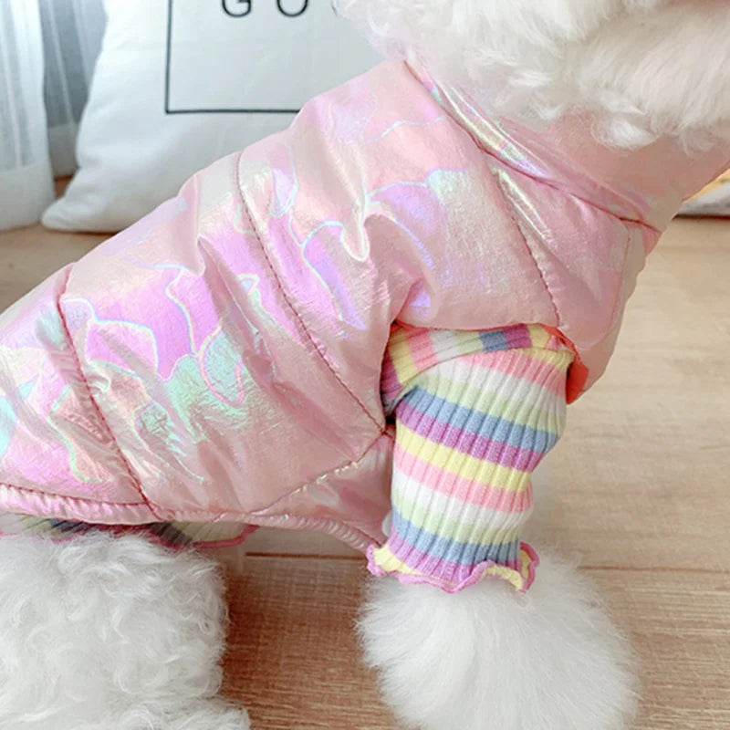 Winter Dog Clothes For Small Dogs- Waterproof- Puppy Dog Jacket Vest Coat- Clothing Warm Chihuahua French Bulldog Outfit Apparel