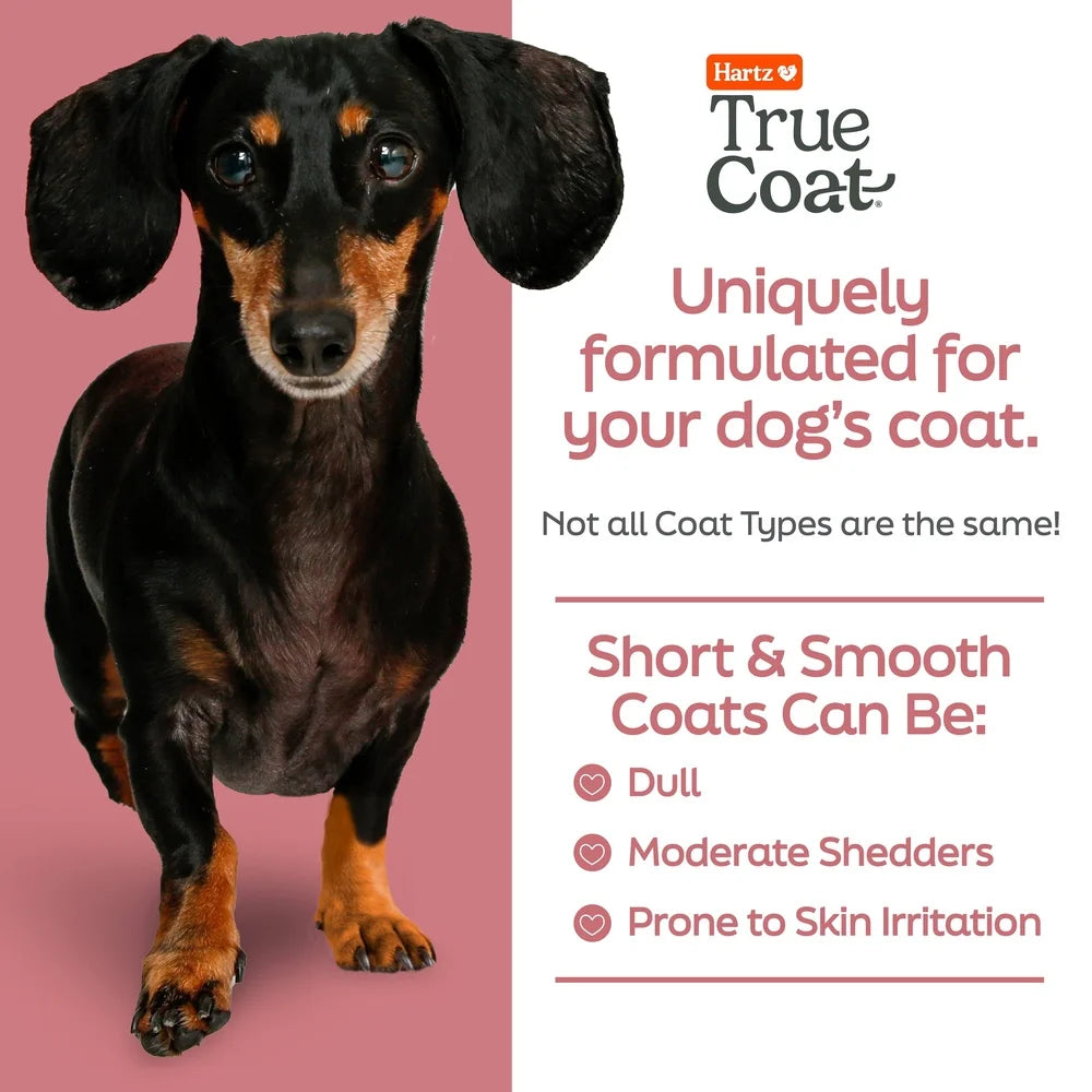 Dog Shampoo for Short Smooth dog Coat- Nourishing Oat Milk, Coconut Oil, Vitamin E, Natural Ingredients Gentle Clean to Hydrate Skin-Pet Grooming