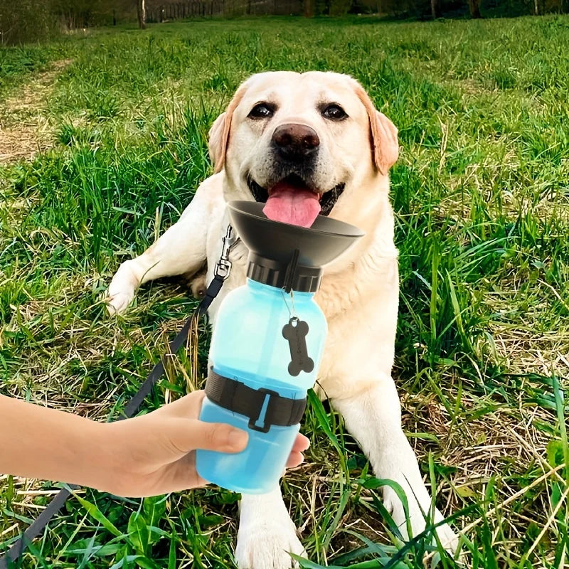Dog Water Bottle, Portable Travel Water Bottle Dispenser For Dogs - Outdoor Travel Water Bottle Bowl,