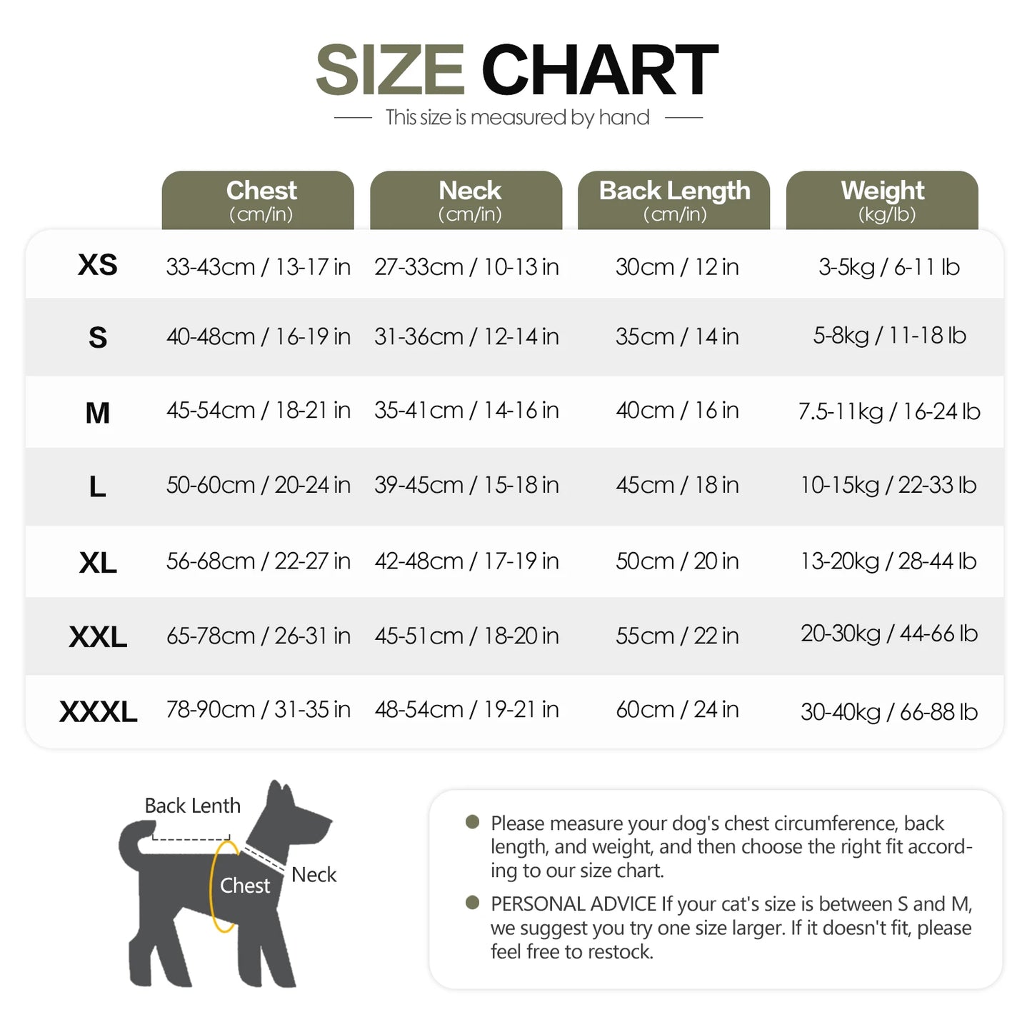 Dog Anxiety Vest and Coat-Keep- Calming Jacket for Thunder, Fireworks- Anti- Anxiety Vest- Body and Ears-Sizes XS-3XL-Costumes/Apparel