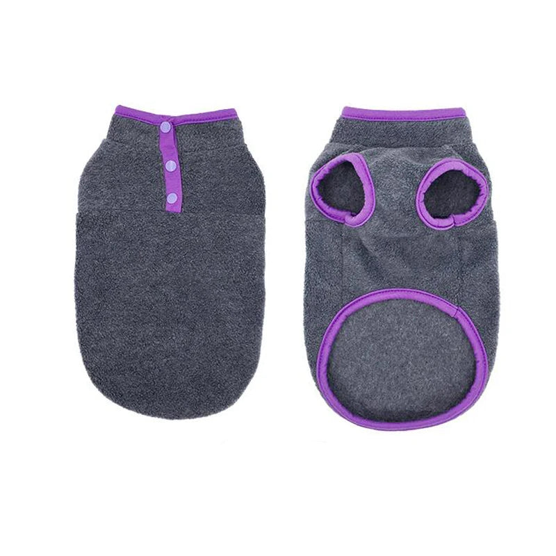 Soft Fleece Dog Clothes-Sizes XS-XL- Spring Autumn Warm- Puppy-Costumes/Apparel