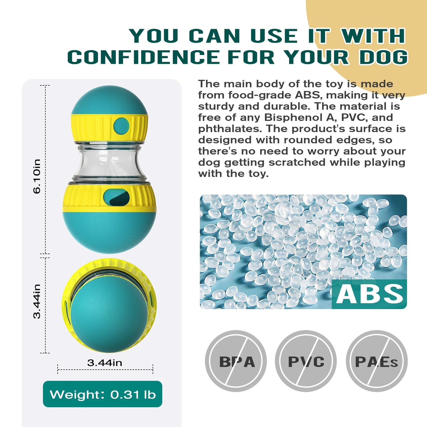 Interactive Dog Toys For Small to Large Dogs Improve IQ Indoor Training- Puppy Toys Chihuahua French Bulldog Pug-Dog Toys