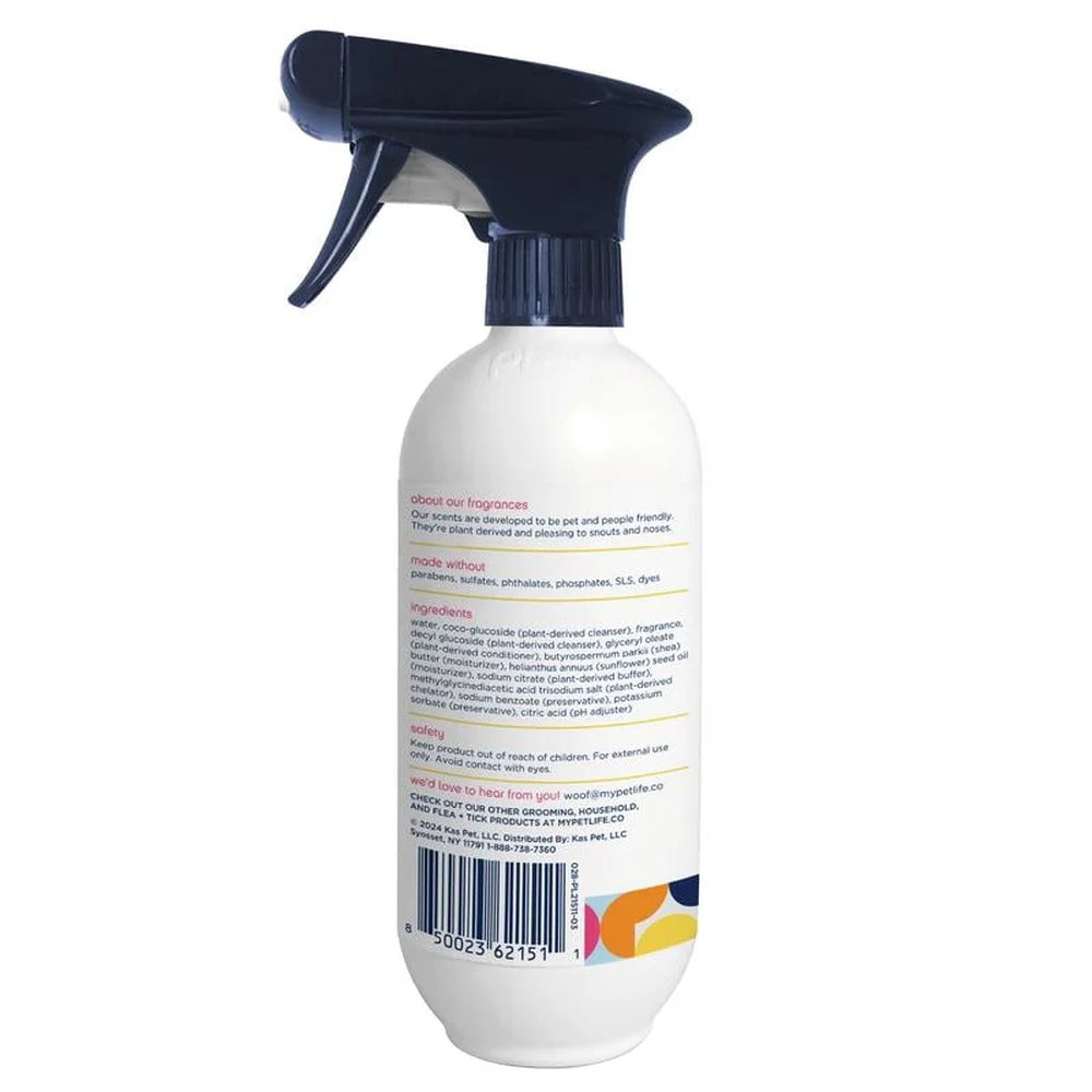 Deep Clean Dog Shampoo Vanilla Ginger Spray 16oz Waterless Pet Bath Two Way Cleaner Foamer Direct Sprayer Moisturizing