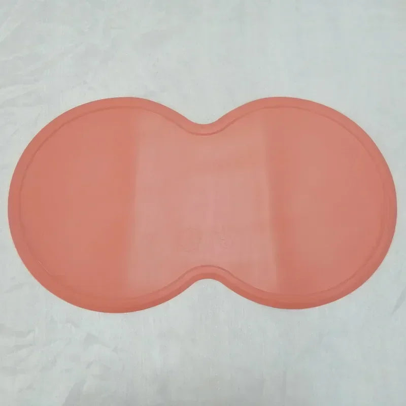 48*27cm Pet Dog Puppy Feeding Mat Pad Cute Cloud Shape Silicone Dish Bowl
