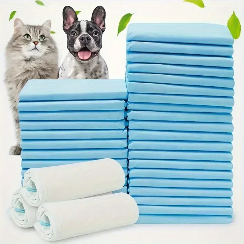 40/50/100/200pcs Super Absorbent Odor-Control Disposable Dog Training Pads-Pet Grooming