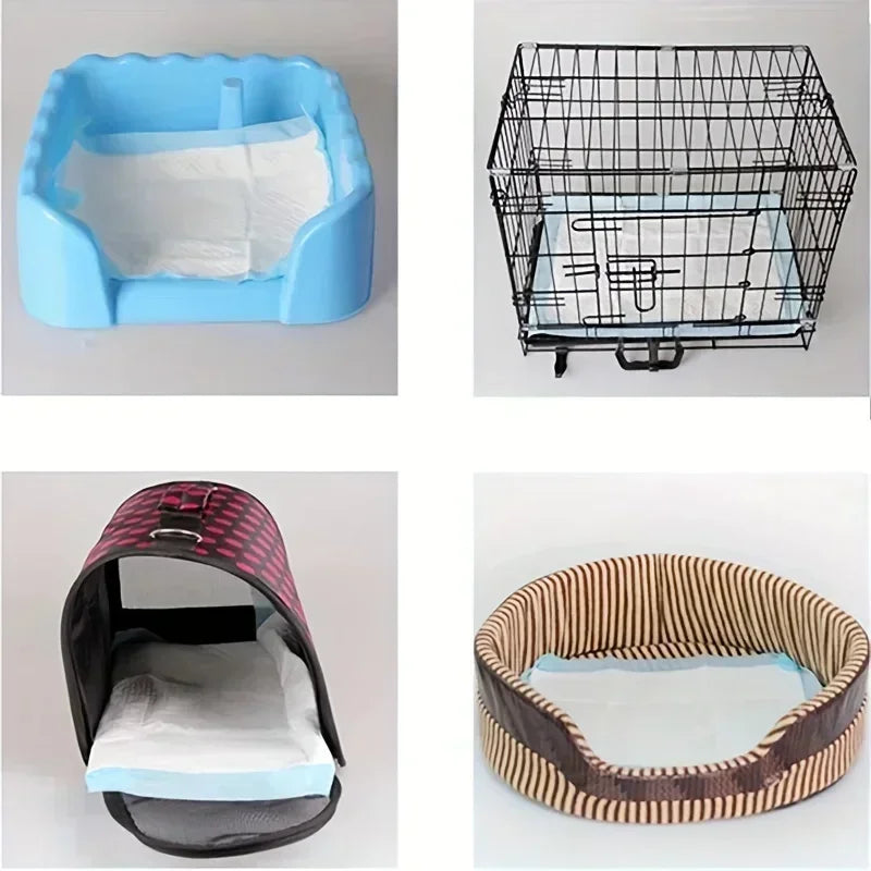 40/50/100/200pcs Super Absorbent Odor-Control Disposable Dog Training Pads-Pet Grooming