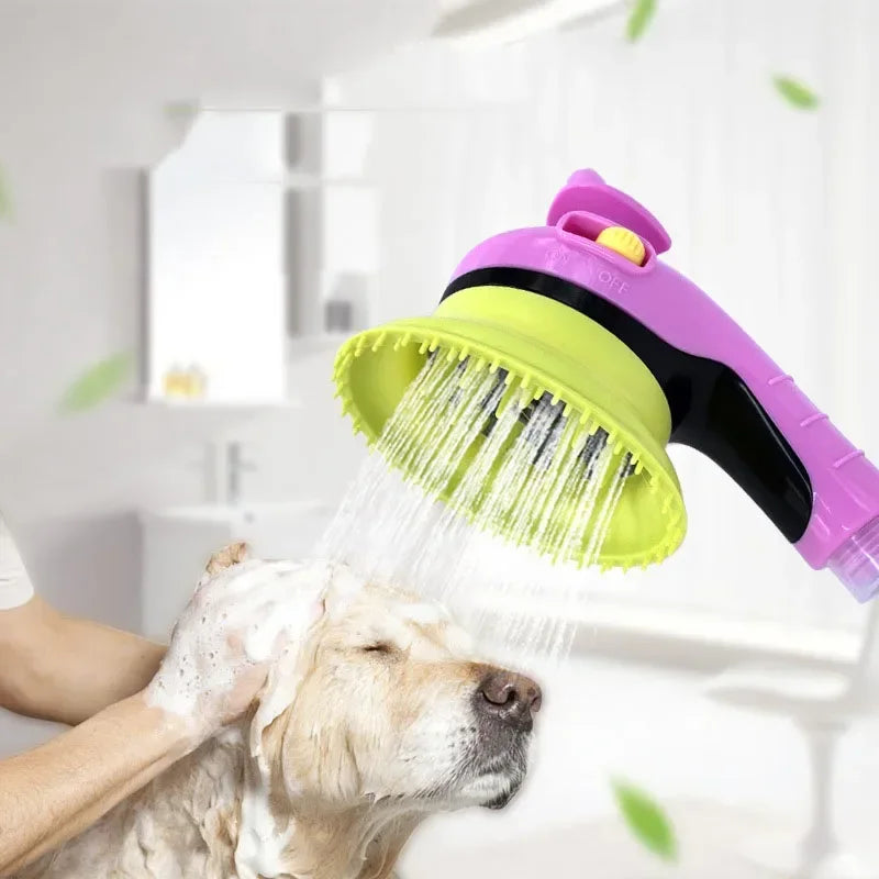 Pet Shower Head -Soft Tentacle Massage Bath Head- Convenient- east to use