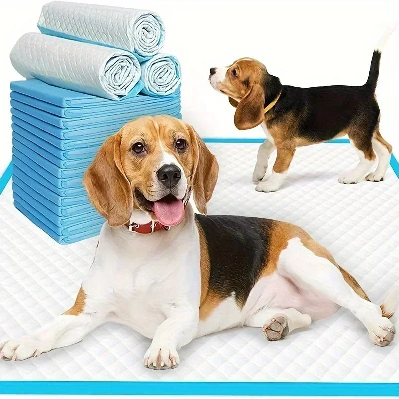 40/50/100/200pcs Super Absorbent Odor-Control Disposable Dog Training Pads-Pet Grooming