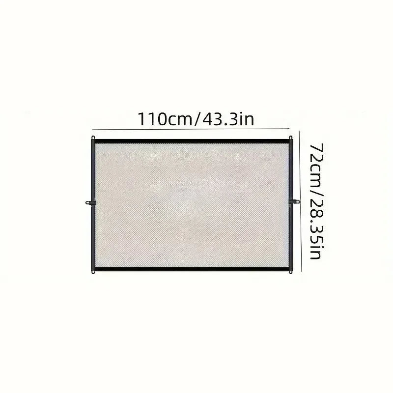 Heavy Duty Dog Barrier Fence with Hooks- Insulated Net- Foldable- Breathable Mesh-pet Security Gate for Indoor-Pet Stairs