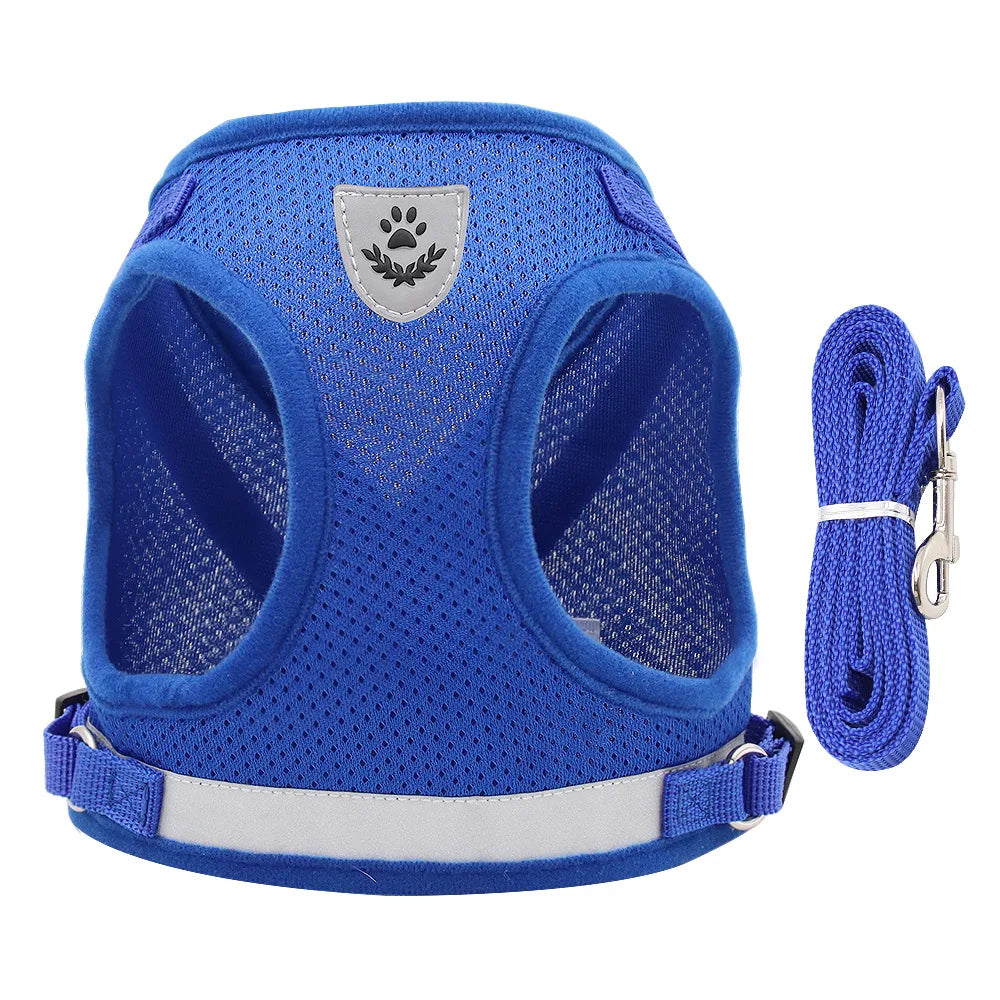 Adjustable Pet Dog Harness and Leash Set- Harness Vest for Dogs