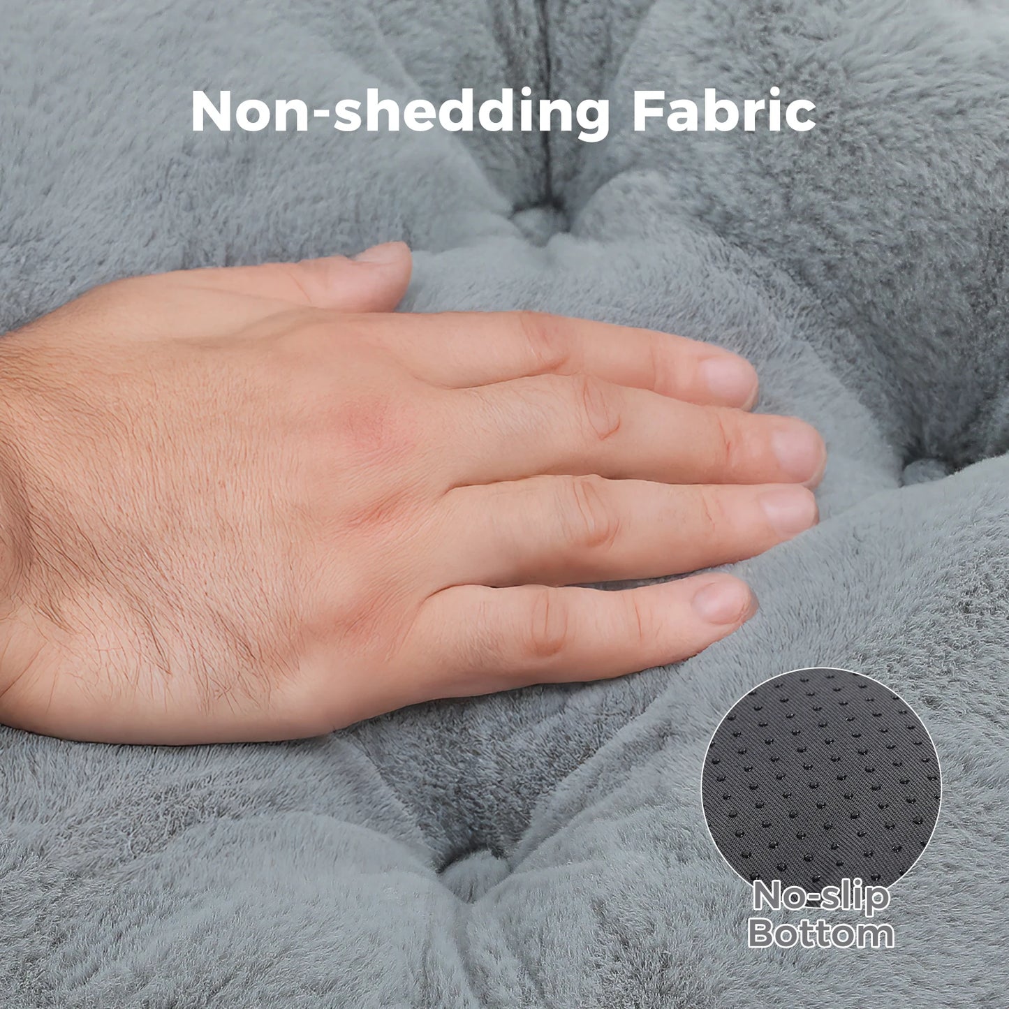 Cozy Dog Bed for Medium Dogs- Indoor- Washable Round Pet Bed House with Anti-Slip Bottom -Suitable for All Seasons-Beds & Blankets