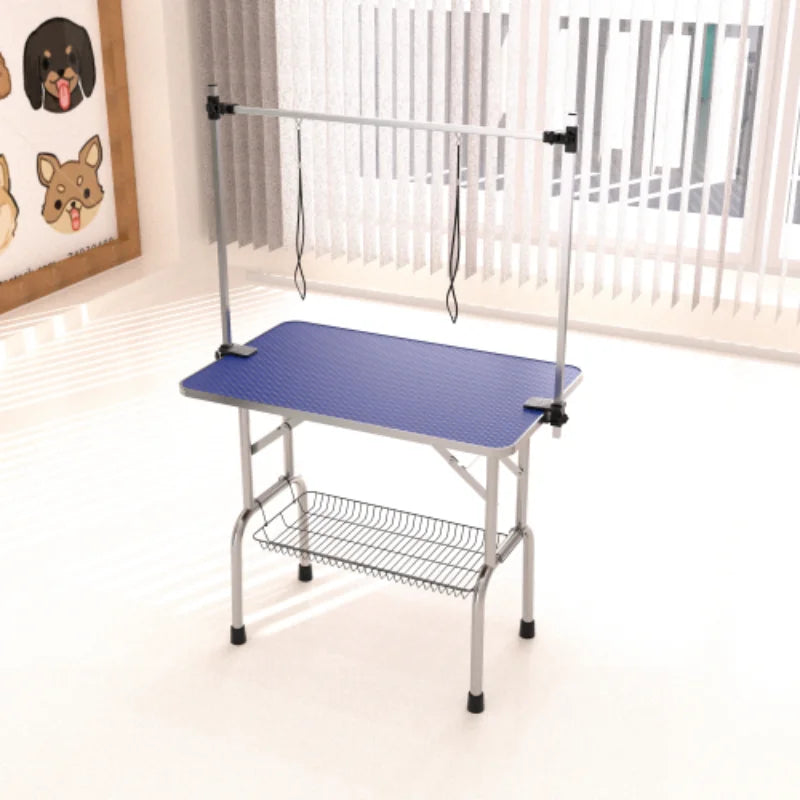 36" Folding Dog Pet Grooming Table Heavy Duty Stainless Steel pet dog cat Grooming Table