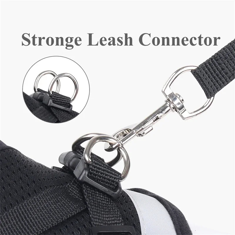 Adjustable Pet Dog Harness and Leash Set- Harness Vest for Dogs-Collars/Leashes