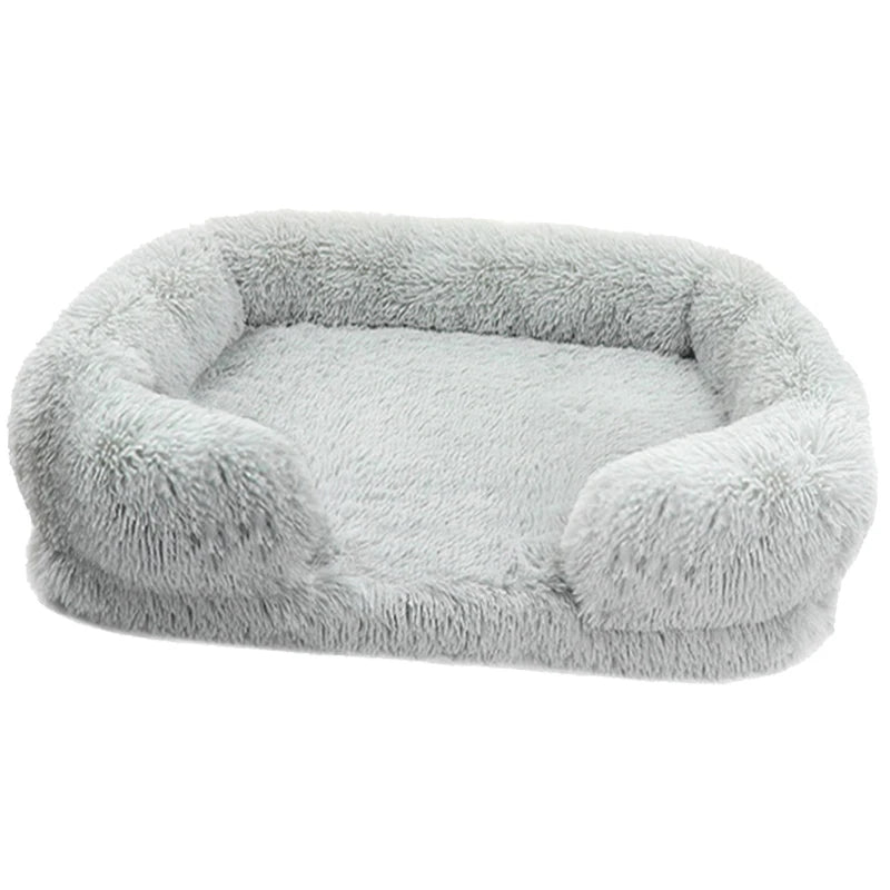 Thickened orthopedic dog bed for S M L XL dogs - egg sponge- easy to remove and wash plush cover- durable-Bed & Blankets