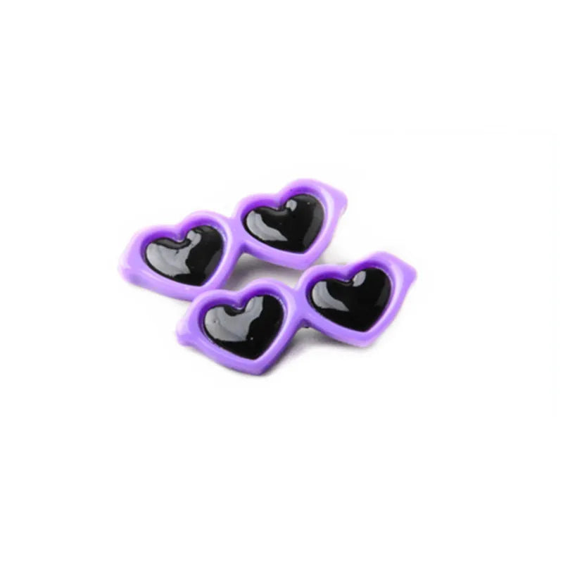 New Pet Lovely Heart Sunglasses- Hairpins Dog Bows Hair Clips for Puppy/Dogs-Pet Accessories