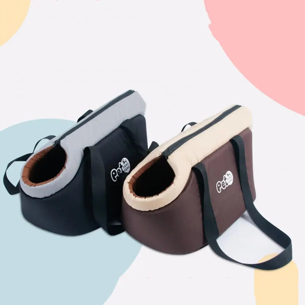 Soft-Sided Dog Carrier- Adjustable - Interior is a Padded Fabric Carrier Tote -Travel- Breathable Pet Handbag-Pet Car Seats