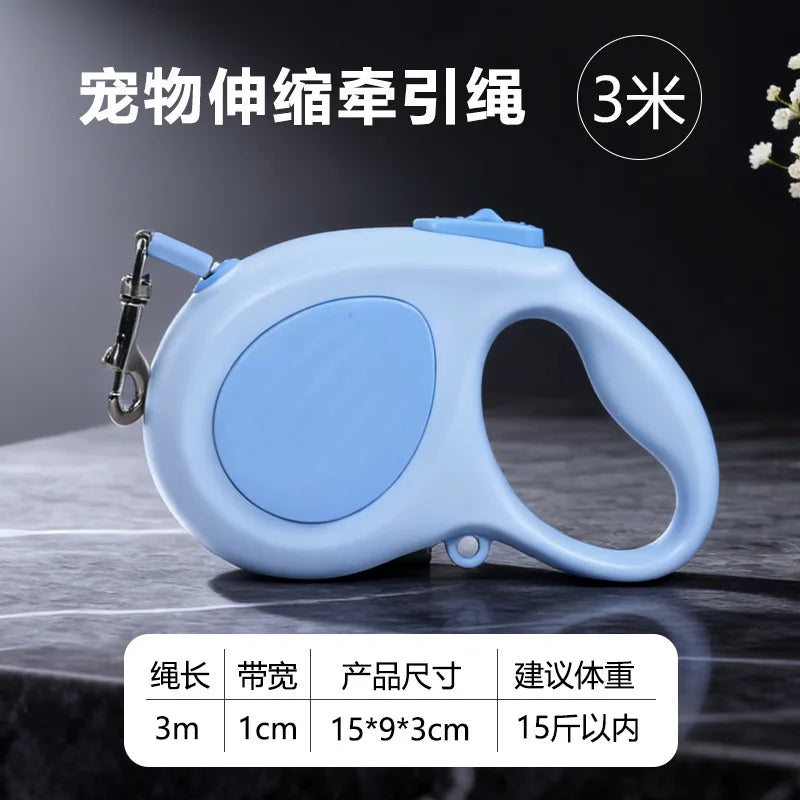 Retractable Dog Leash- Anti-Slip Walking Leash for Small/ Medium Dogs-Collar/Leashes-Collars/Leashes