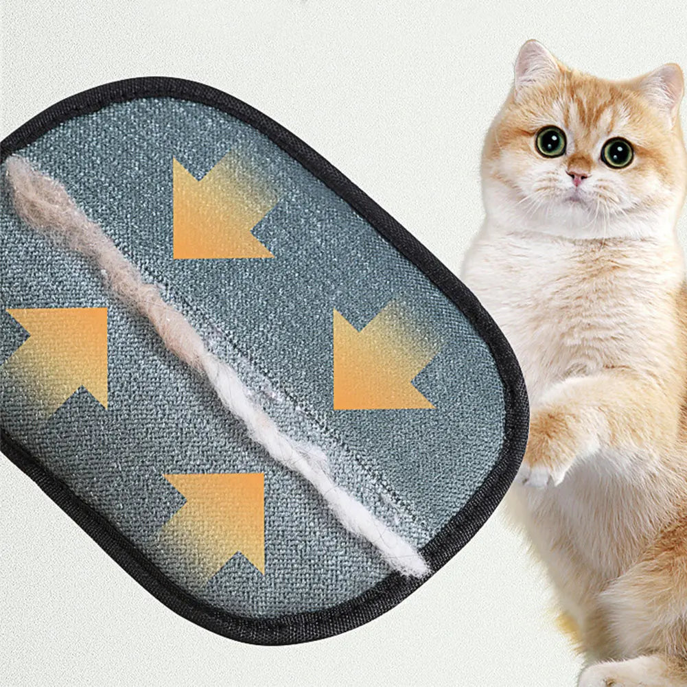 Hair Remover Brush Dog Cat Pet Hair Remover Gloves -Double-Sided- Pet Grooming