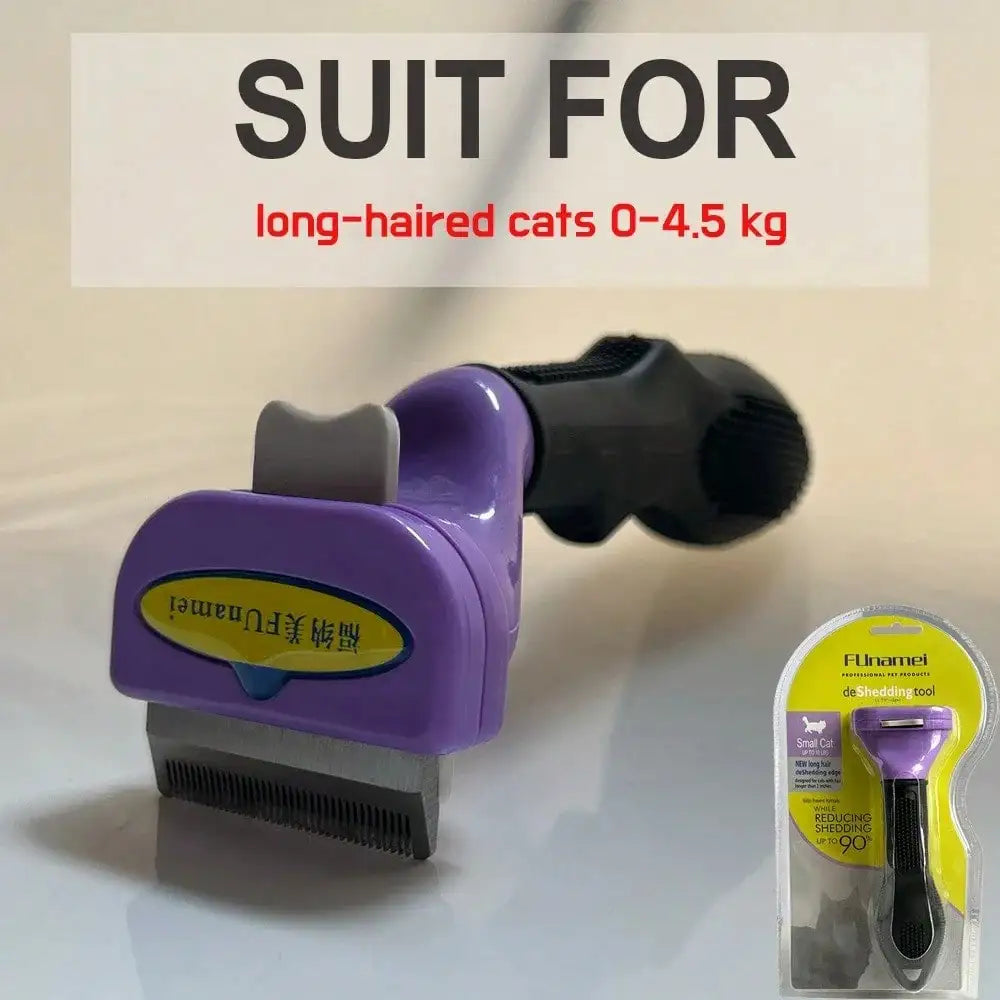 Professional Pet Shedding Brush-Hair Removal Brush- Massage Comb-For Short/Long hair Dogs-Pet Grooming
